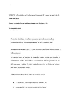 Tarea #2 Semana #2 Construcción De Figuras Tridimensionales Con Geo Gebra 3d