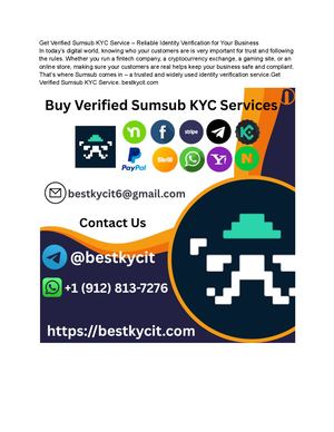 Best 9 Sites To Buy Verified & Sumsub Kyc Accounts 2026