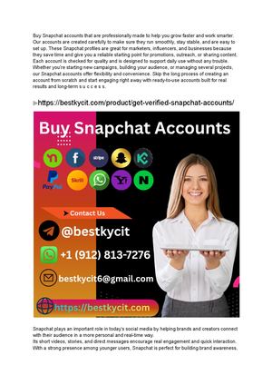 Top 9 Websites For Purchasing Aged Snapchat Accounts