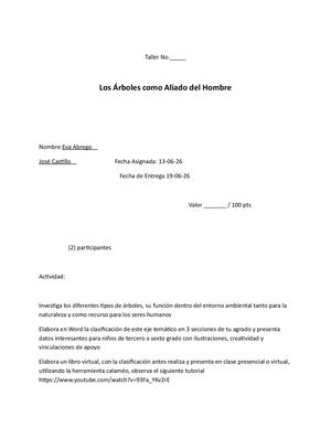 Los Árboles como Aliado del Hombre