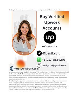 Buy Outlook Accounts – Fast, Real, Pva, & 100% Verified✅