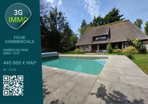Fiche Commerciale Chaumière avec piscine Bernay