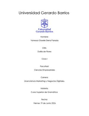 Bloque ^N3 Curso Superior De Gramatica
