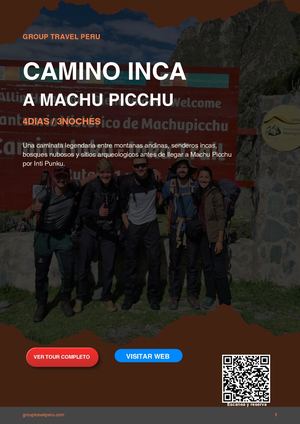 Camino Inca 4 Dias Pdf