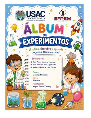 Album De Experimentos de Ciencias Naturales
