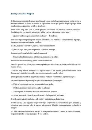 Luna y la Tablet Mágica