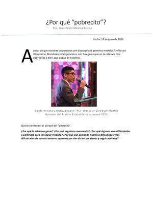 ¿Por Qué Pobrecito?