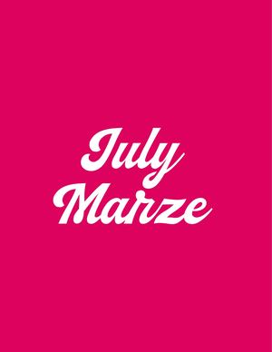 Portafolio 2026 July Marze