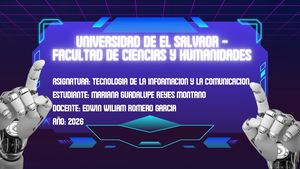 Universidad De El Salvaor Facultad De Ciencias Y Humanidades