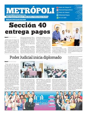 Metrópoli Sábado 20 De Junio De 2026