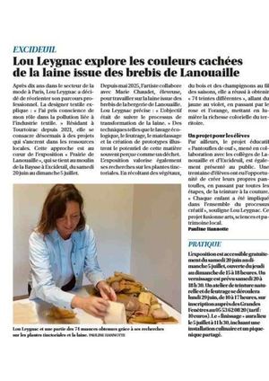 Aticle Sud Ouest Lou