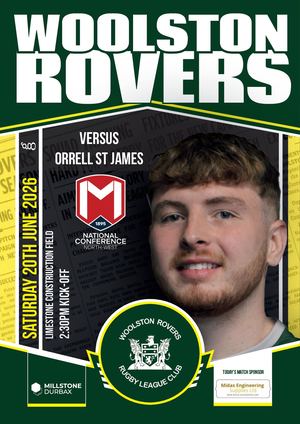 2026 Woolston Rovers Brochure Orrell St James