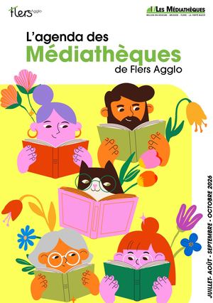 Programme des médiathèque de Flers Agglo Juillet-Octobre 2026