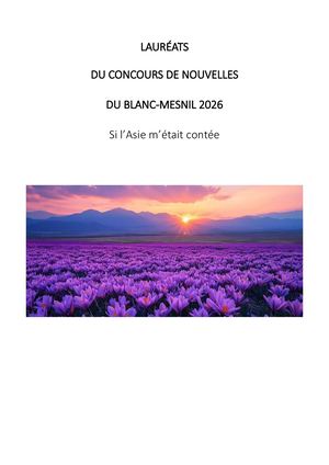 Concours de nouvelles 2026