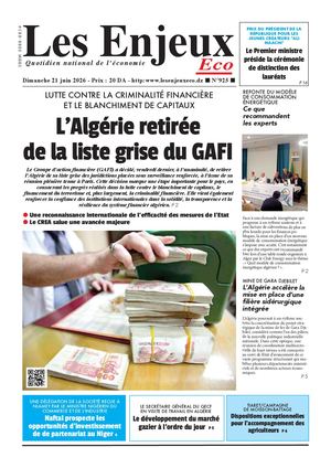 LES ENJEUX ECO N°925