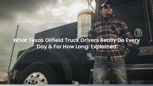 What Texas Oilfield Truck Drivers Really Do Every Day & For How Long: Explained