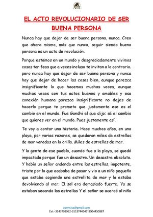 El Acto Revolucionario De Ser Buena Persona