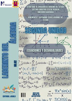 Laberinto del álgebra, Tomo II