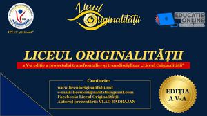 Ediția A V A A Proiectului Liceul Originalității, Raprotul Autorului Badrajan Vladimir