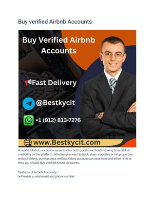 Top 24 Sites For Buying Verified Airbnb Accounts