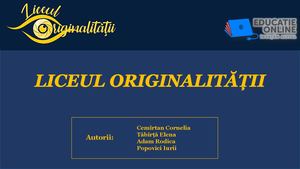 Ediția A V A A Proiectului Liceul Originalității, Raprotul Profesorilor Iplt Leonid Gherman