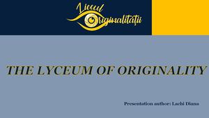 Ediția A V A A Proiectului Liceul Originalității, Diana Lachi