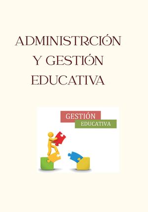 Administración y gestión educativa