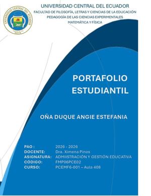 Portafolio digital OÑA ANGIE