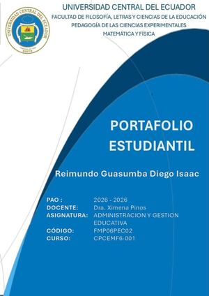 Portafolio de Administrcion Educativa