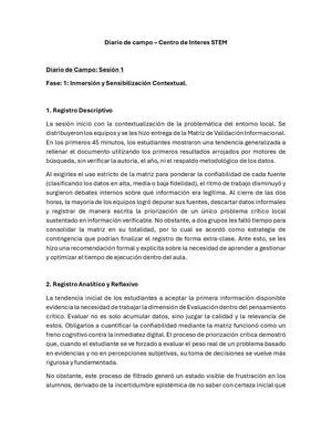 Diario De Campo