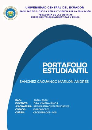 Portafolio Avance