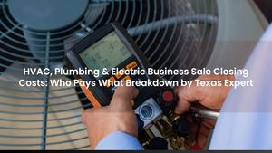 HVAC, Plumbing & Electric Business Sale Closing Costs: Who Pays What Breakdown by Texas Expert