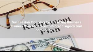 Succession Planning for Plumbing Business Owners Over 65: Steps to Protect Legacy and Increase Value