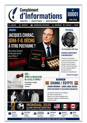 Premier Numéro Complètement d'Informations A