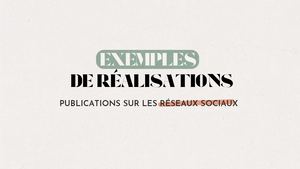 Exemples De Réalisations Réseaux Sociaux