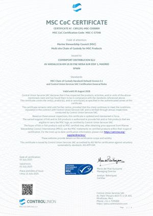 Msc Certification 2024