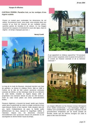 Château Perrin : paradise lost, ou les vestiges d'une Algérie oubliée