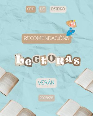 Recomendacións Lectoras Verán 25 26