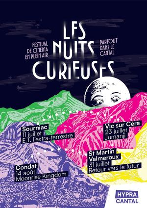 Programme les nuits curieuses cinéma en plein air