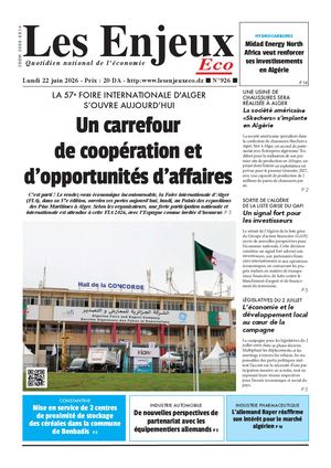LES ENJEUX ECO N°926