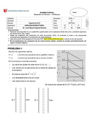 Solucionario Ucv Analisis Estructural