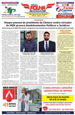 Folha Regional 22 De Junho 2026 Calameo Indesign