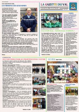 Gazette Du Val N°2 Avril 2026