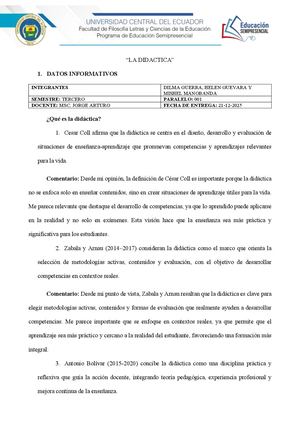 La Didactica