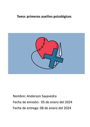 Primeros Auxilios Psicologicos