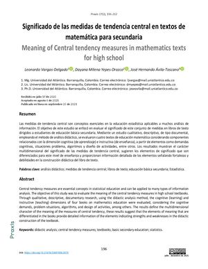 1 Dialnet Significado De Las Medidas De Tendencia Central En Textos D 9777406
