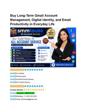 What Are Verified Old Gmail Accounts And Why Buy Them & 100% Best Usa, Uk, Eu