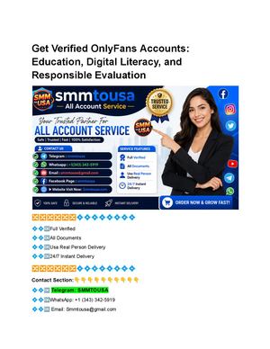 Top 9 9 Platforms For Purchasing Verified Only Fans Accounts Online 2026