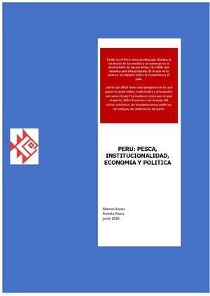 Pesca Institucionalidad Y Politica