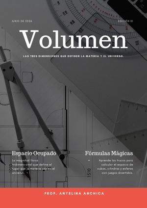 Volumen - Las Tres Dimensiones Que Definen La Materia Y El Universo